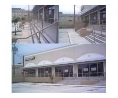 Wrought Iron Commercial Handrails, Handrailings, Houston.