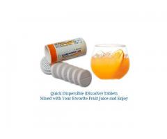Kamagra Fizz dissolves fast and produces a tasty, fizzy orange drink. 