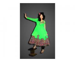 Order Cotton Anarkali Designer dress online - fashion1world.com