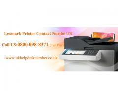 Get 24*7  expert assistance @ 0800-098-8371 Lexmark printer phone number UK 