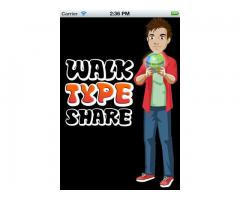 Free Download Android/IOS Application – Walk Type Share