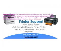 Customer Support for Lexmark Printer 1-844-443-0333 in US