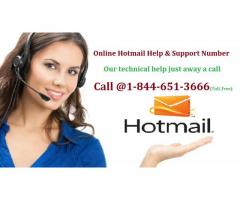 Get Online Hotmail Help & Support Number at 1-844-651-3666