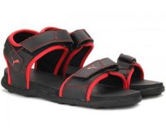 Puma Men Black - red Sports Sandals