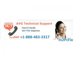 Dial 1-888-483-3317 to get appropriate AVG Support 