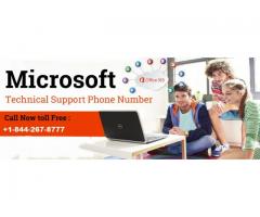 Microsoft support number +1-844-267-8777