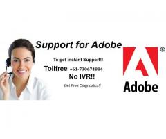 Having Issue in Adobe, Don't worry Just call Adobe Customer Support +61-730674884