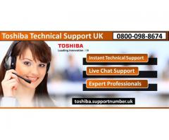Toshiba Contact Number for Support 0800-098-8674