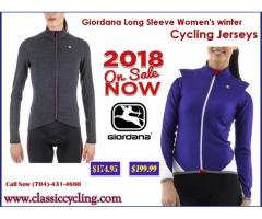 Giordana Forma Red Carbon Long Sleeve Women's winter Jersey
