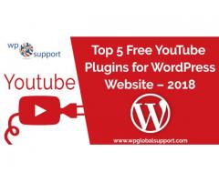 Top 5 Free YouTube Plugins for WordPress Website – 2018
