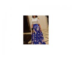 Mirraw Offers Stylish and Designer Blue Lehengas in cheap rate