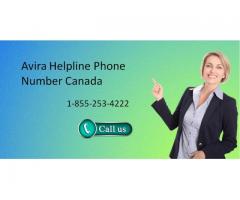 Avira helpline number Canada 1-855-253-4222