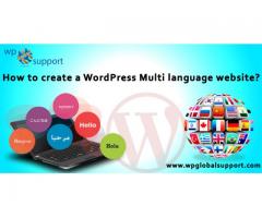 How to create a WordPress Multi language website?