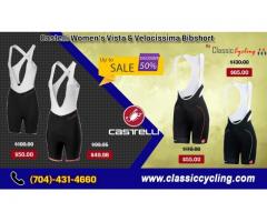 Up to 50% Discount on Castelli Women’s Summer Bib Shorts at Classiccycling.com