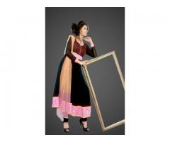 Purchase Anarkali Designer dresses on the internet -- fashion1world.com